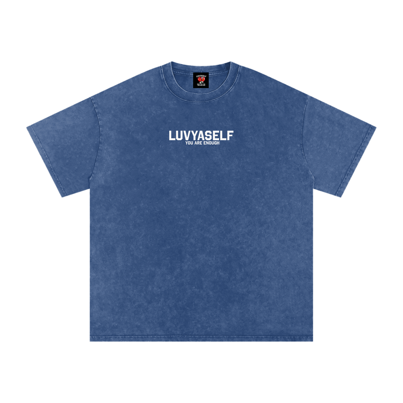 LUVYASELF - Snow Washed Oversized Cotton T-Shirt