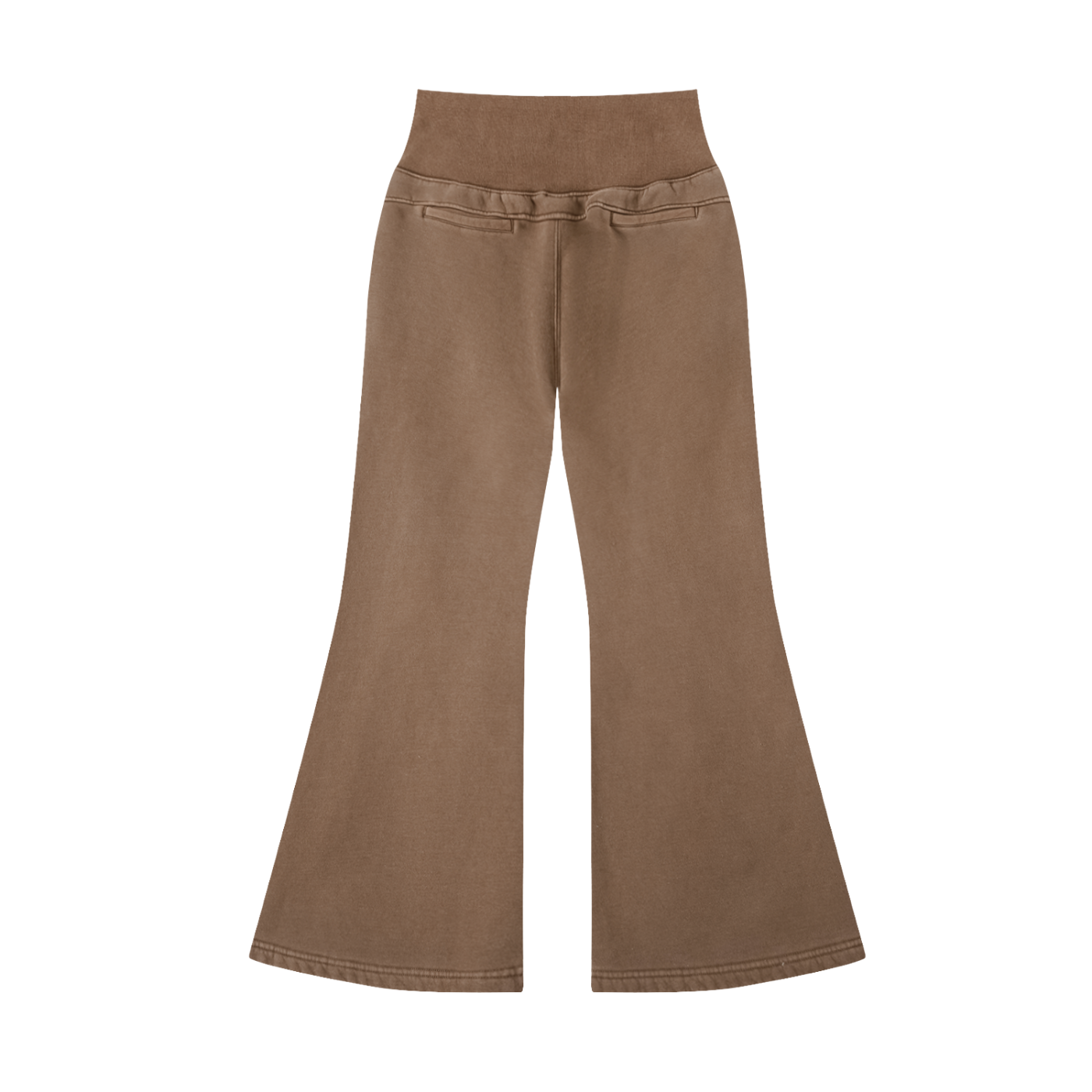 LUVYASELF - Vintage Washed Flared Fleece Pants