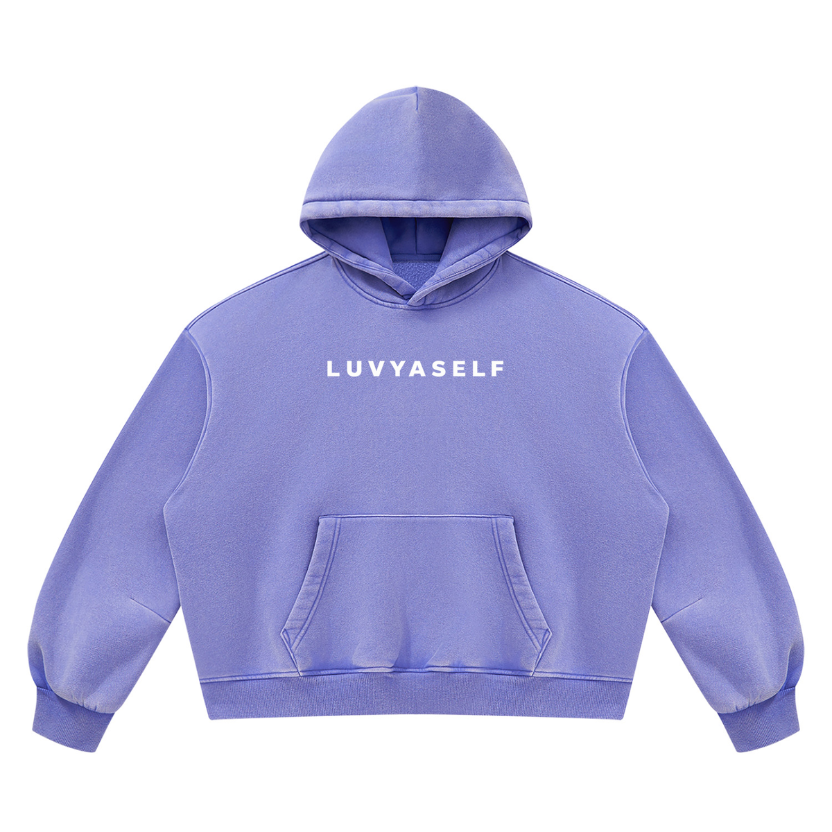 Unisex Vintage Wash Boxy Fleece Hoodie