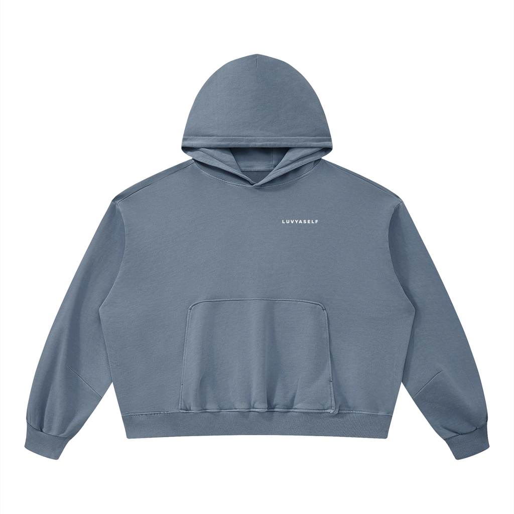 Unisex Boxy Vintage Washed Hoodie