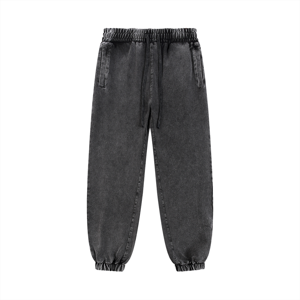 Uniform Snow Wash Jogged Sweatpants