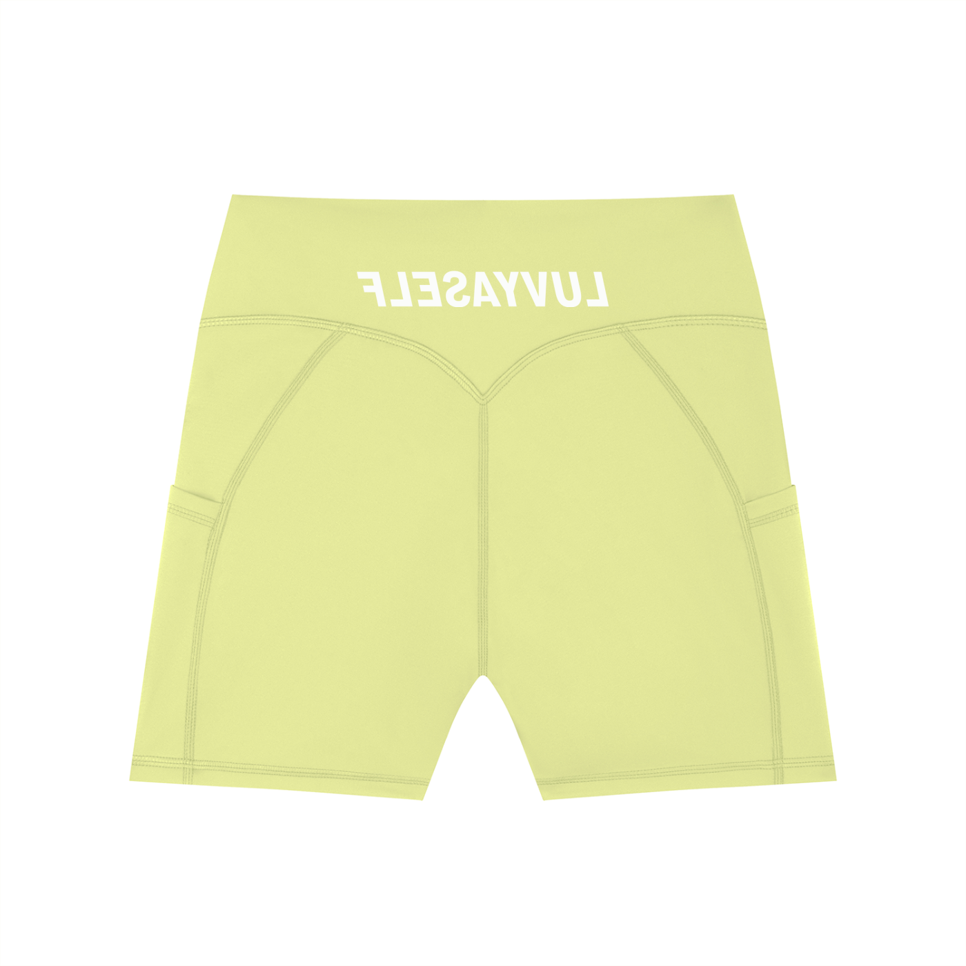 Women's High-Waisted Pocket Biker Shorts