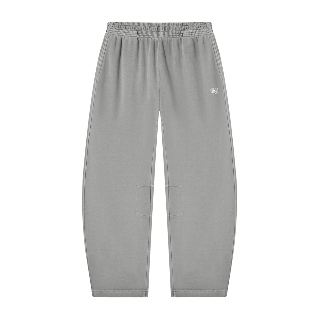Unisex Vintage Washed Barrel Leg Sweatpants