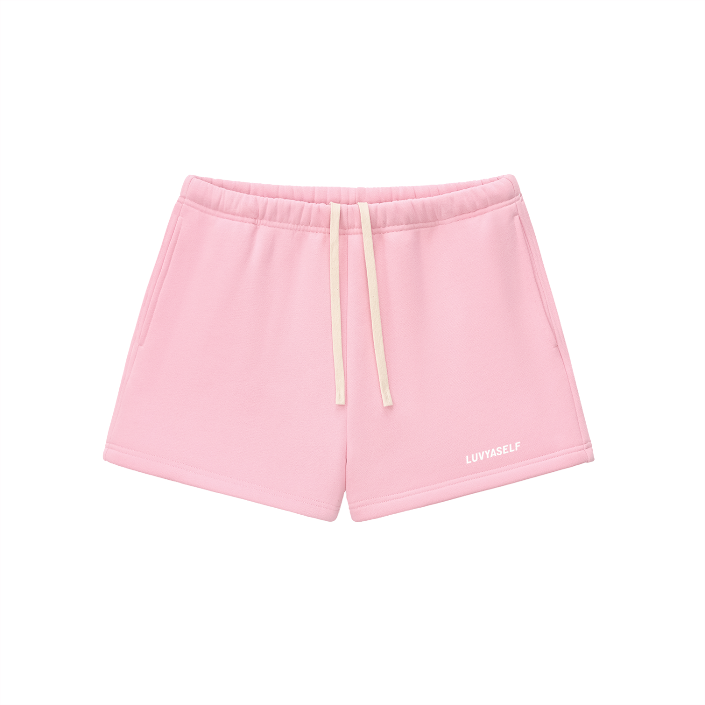 LUVYASELF - Essential Fleece Drawstring Sweatshorts