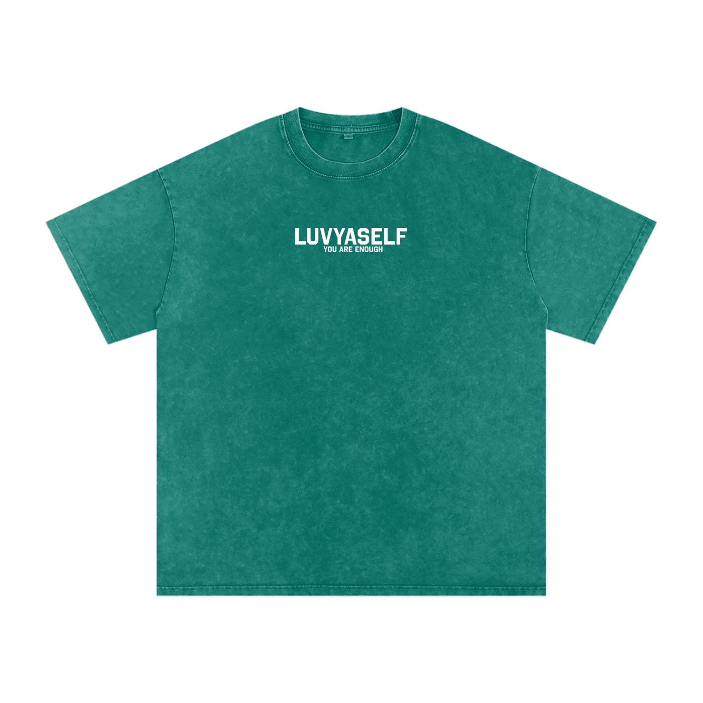 LUVYASELF - Snow Washed Oversized Cotton T-Shirt