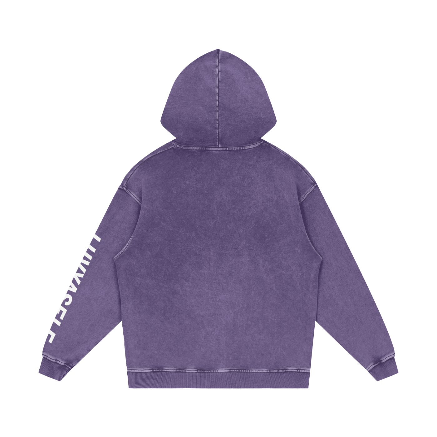 LUVYASELF - Snow Washed Loose Cotton Hoodie
