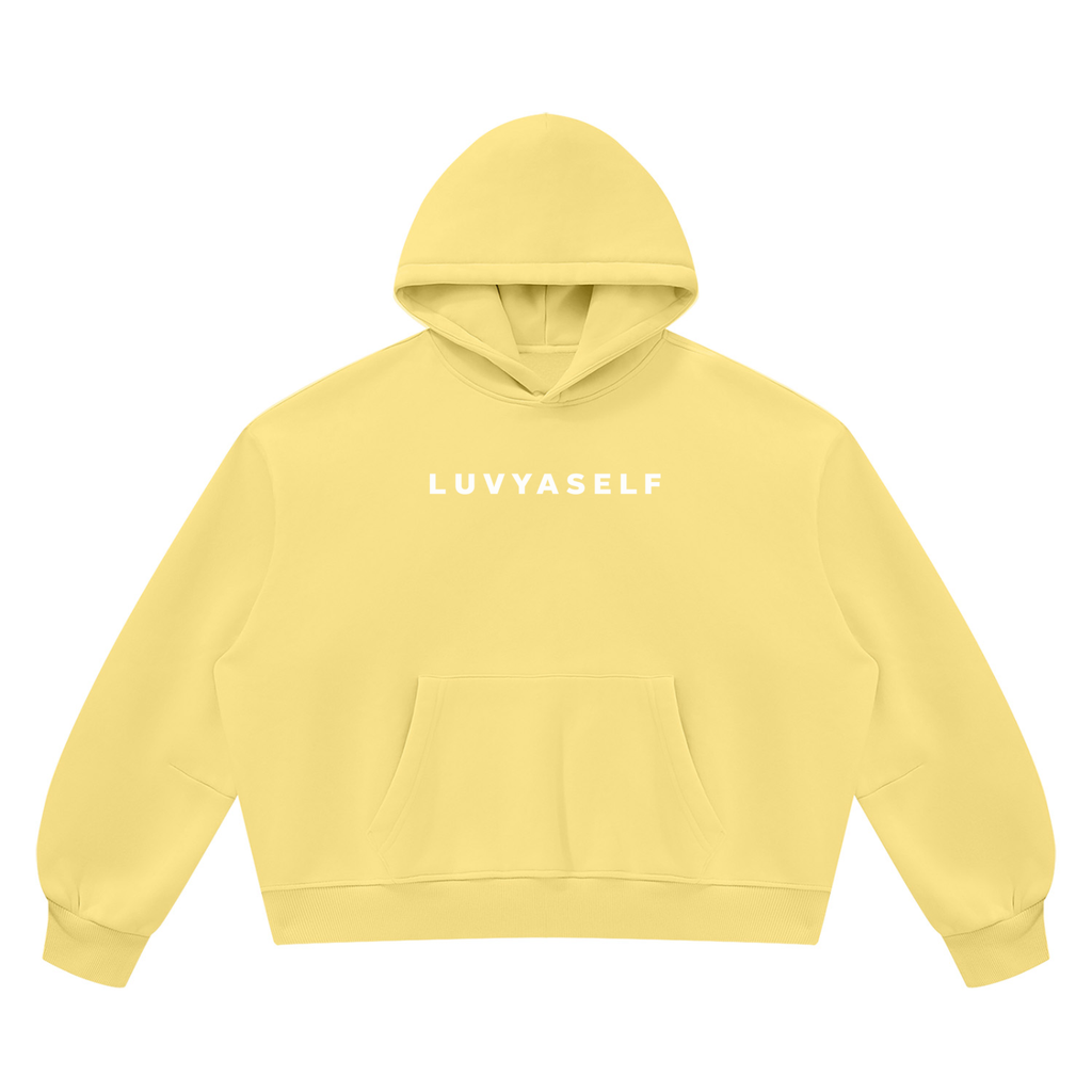 Unisex Vintage Wash Boxy Fleece Hoodie