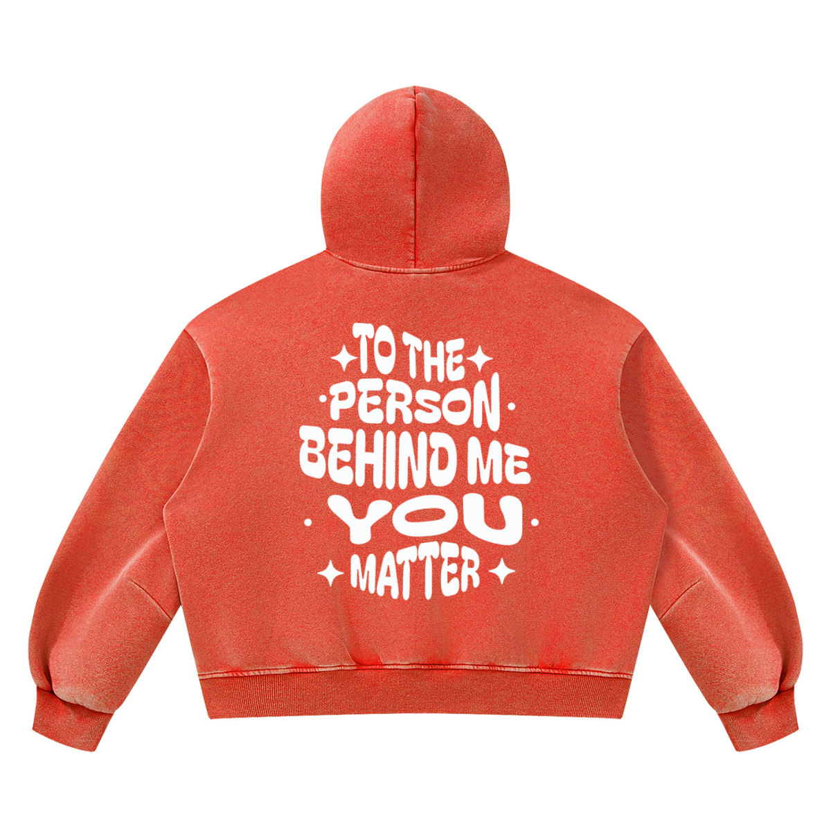 Unisex Vintage Wash Boxy Fleece Hoodie