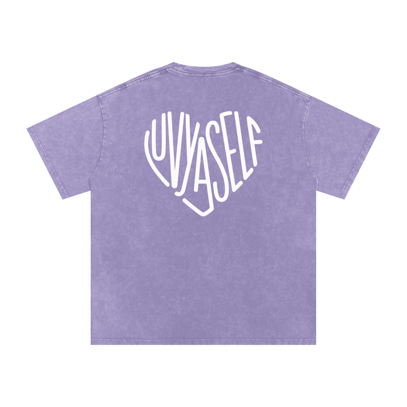 LUVYASELF - Snow Washed Oversized Cotton T-Shirt