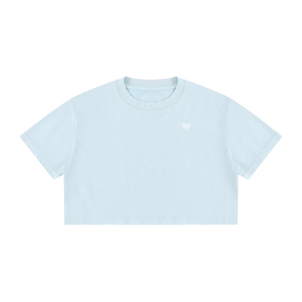 Uniform Women's Mineral Wash Cotton Crop T-Shirt