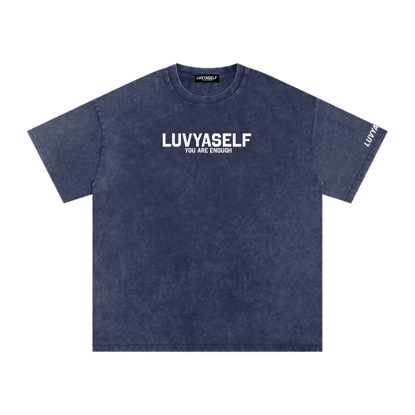 LUVYASELF - Snow Washed Oversized Cotton T-Shirt