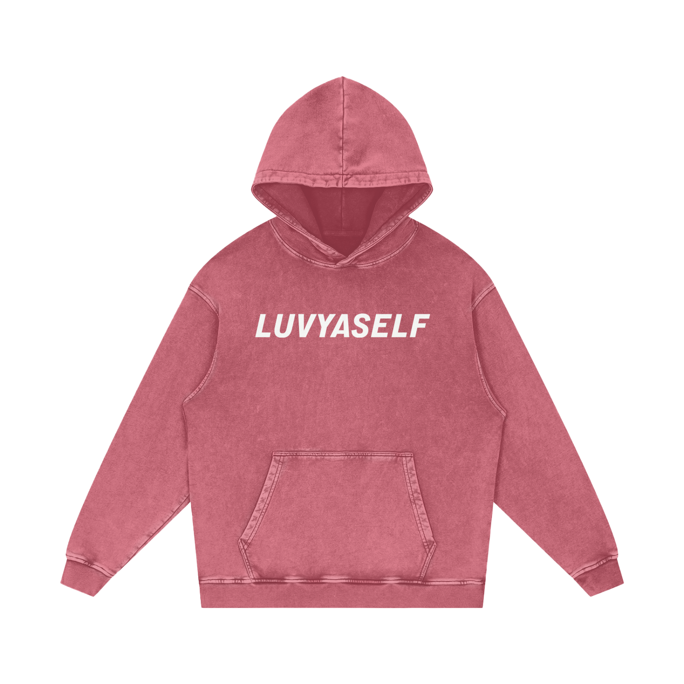 LUVYASELF "You Matter" Acid Wash Oversize Hoodie | 420 GSM Heavy weight cotton | Unisex Vintage Style