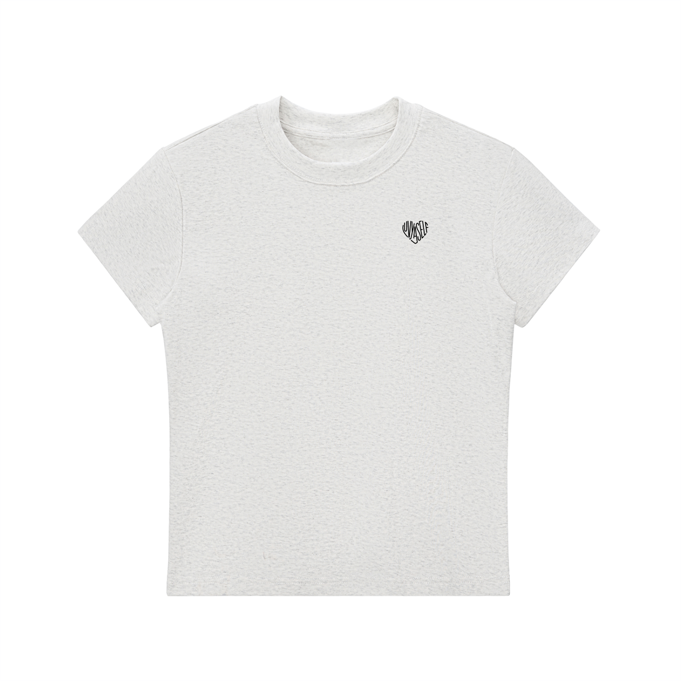 LUVYASELF - Essential Bodycon Crewneck T-Shirt