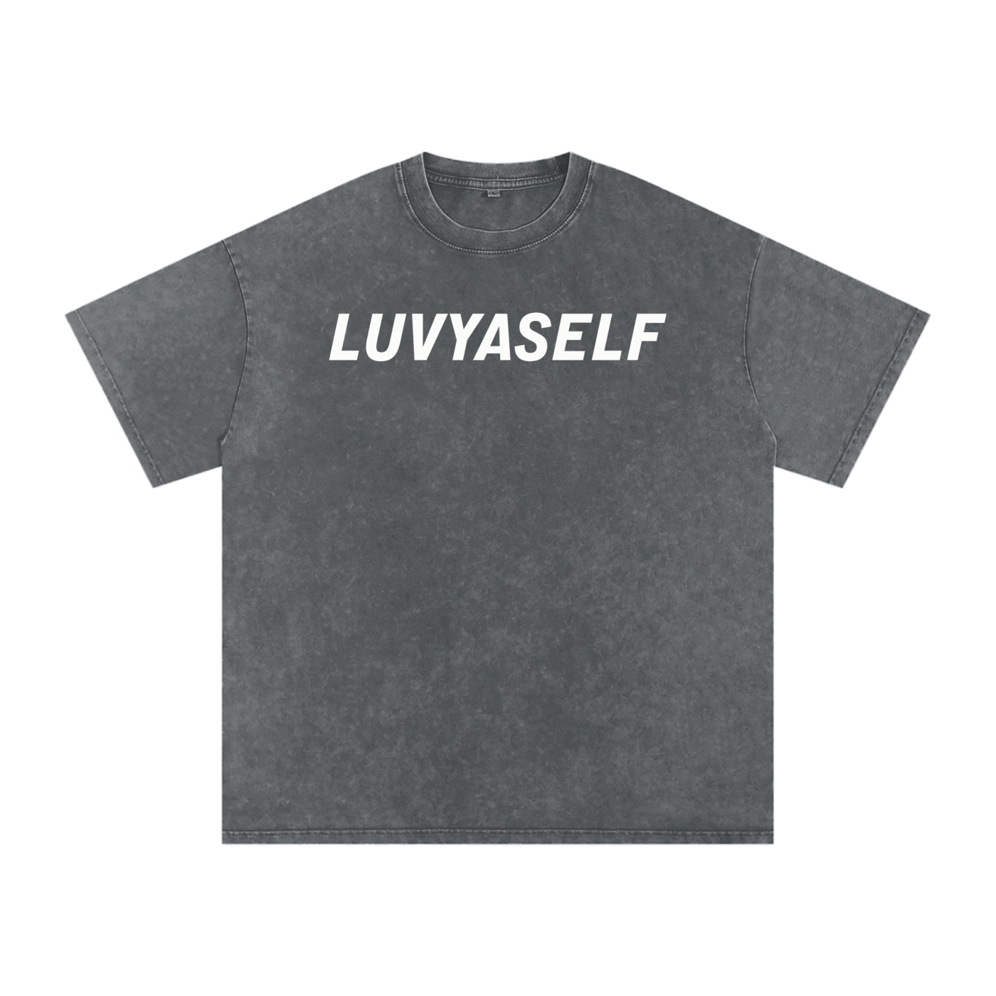 LUVYASELF "Don't Let the Bad Days Win" Acid Wash Oversize T-Shirt | 250 GSM Cotton Tee | Unisex Vintage Wash