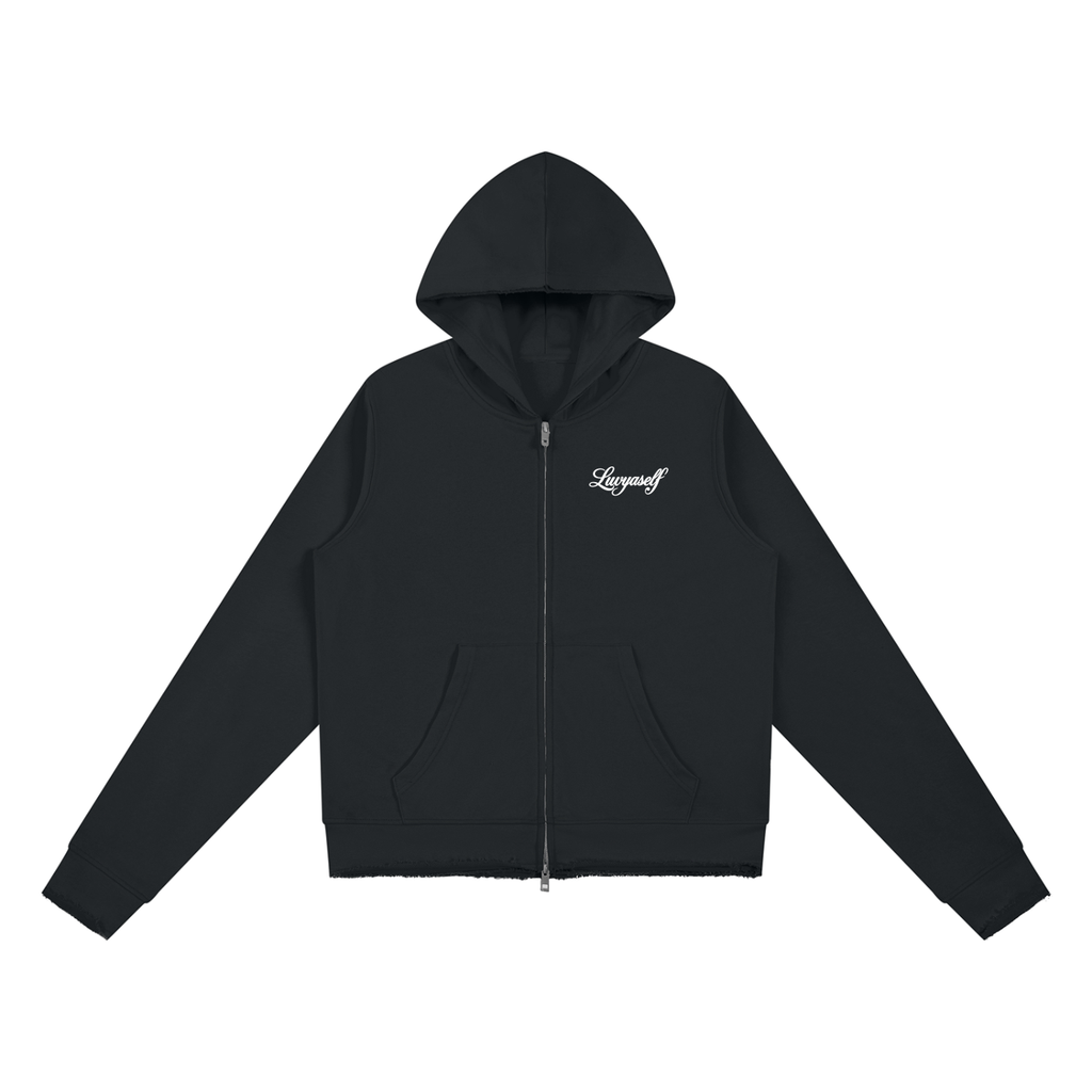 Women’s Raw Edge Full Zip Hoodie