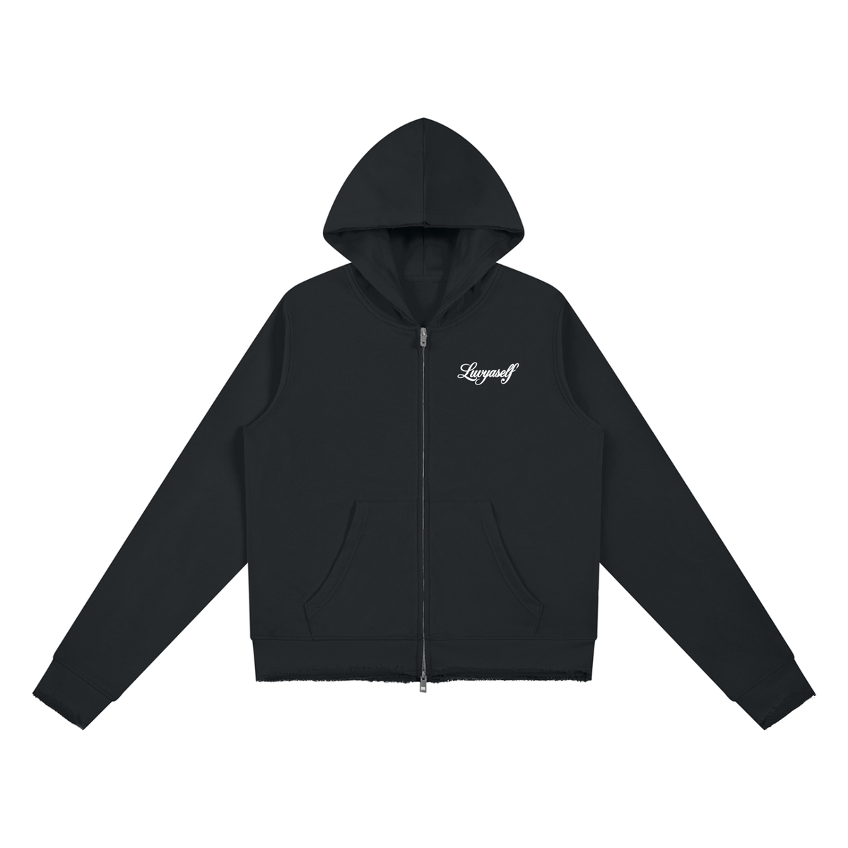 Women’s Raw Edge Full Zip Hoodie