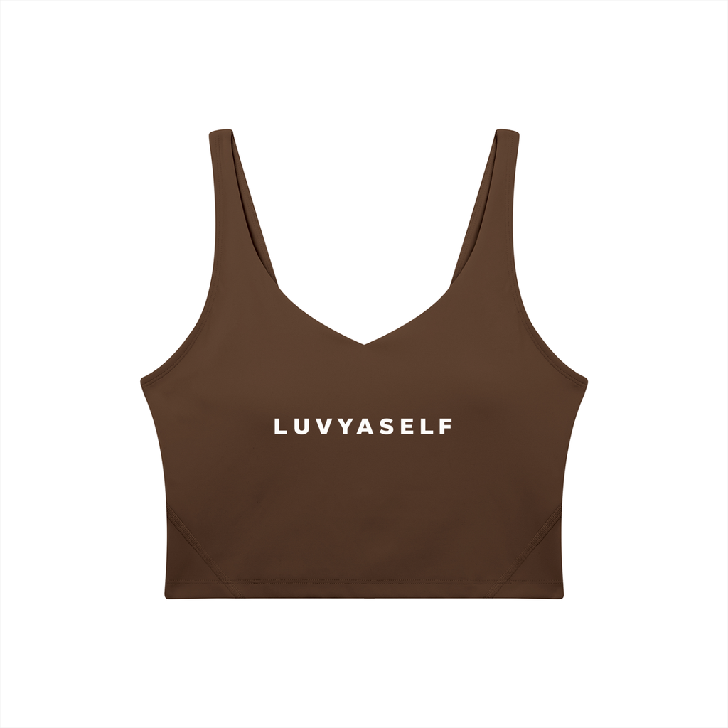 Uniform V-Neck Yoga Sports Bra