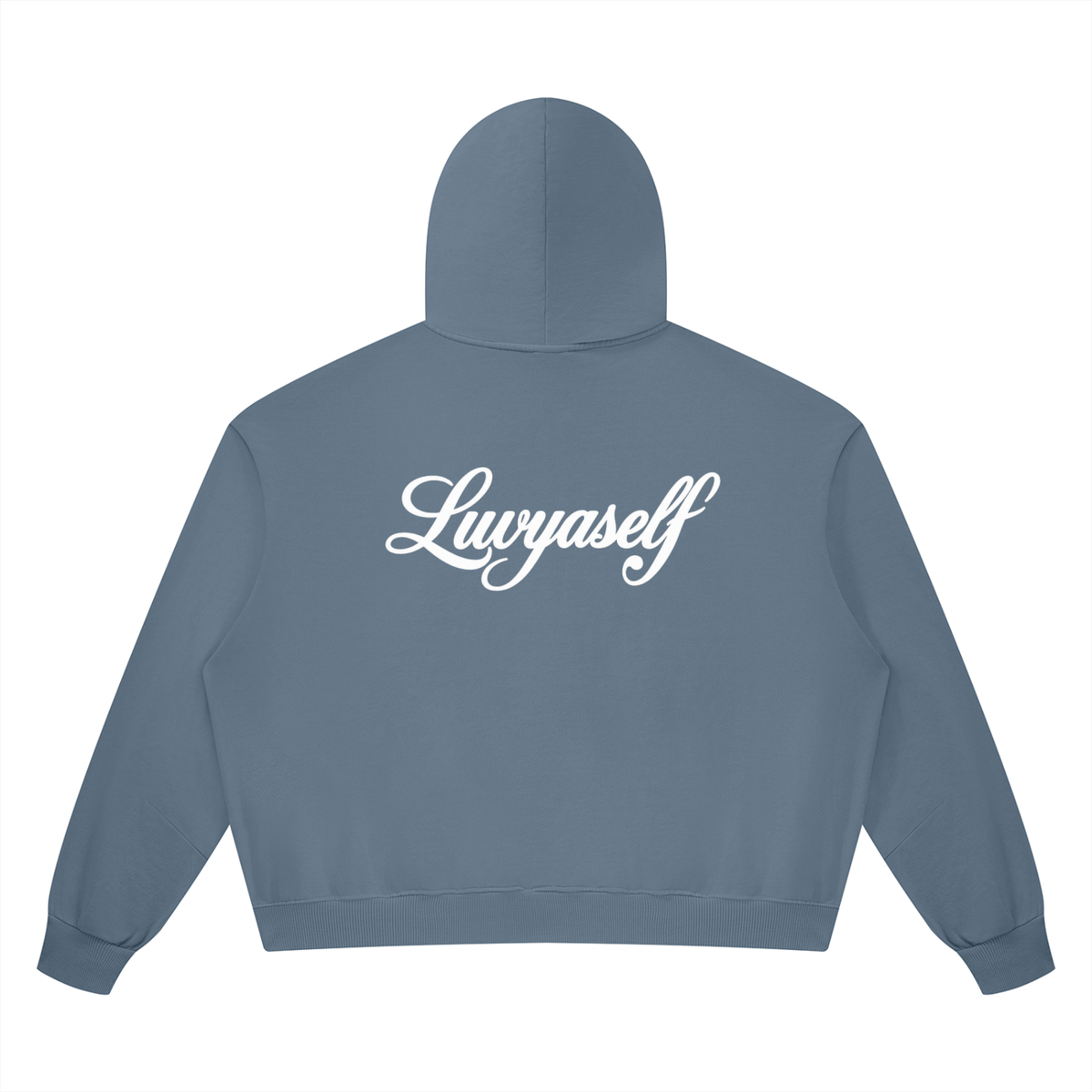 Unisex Vintage Wash Boxy Full Zip Hoodie