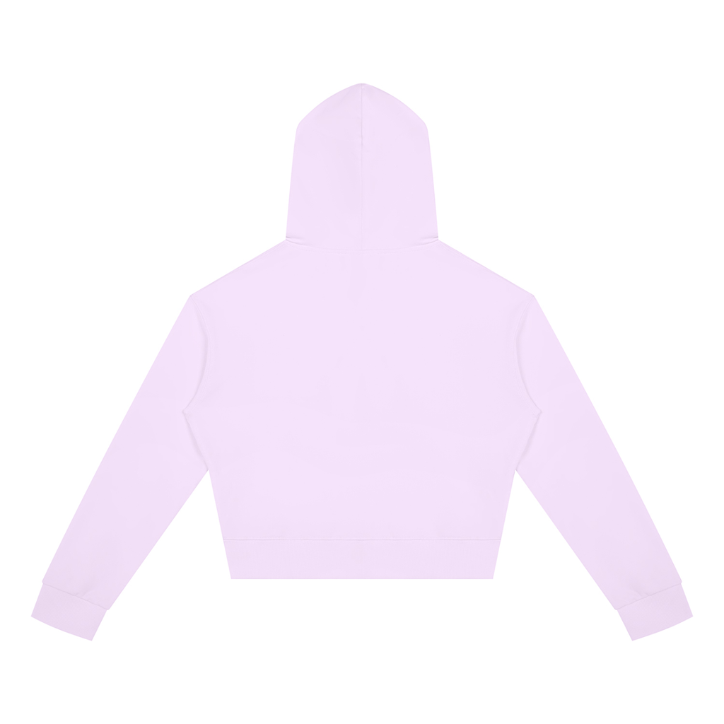 Women's Crop Full Zip Hoodie