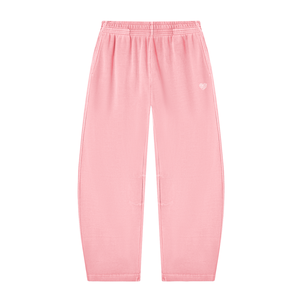 Unisex Vintage Washed Barrel Leg Sweatpants