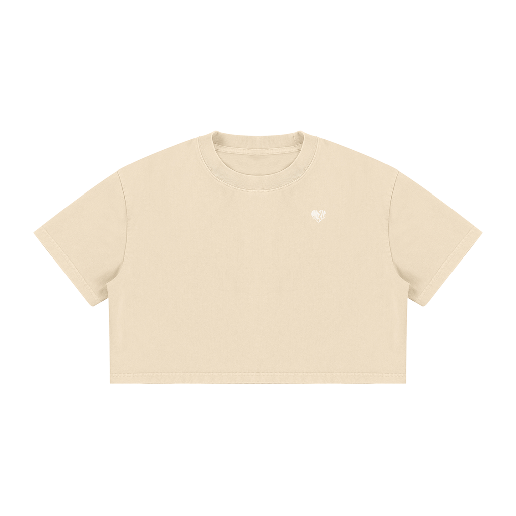 Uniform Women's Mineral Wash Cotton Crop T-Shirt