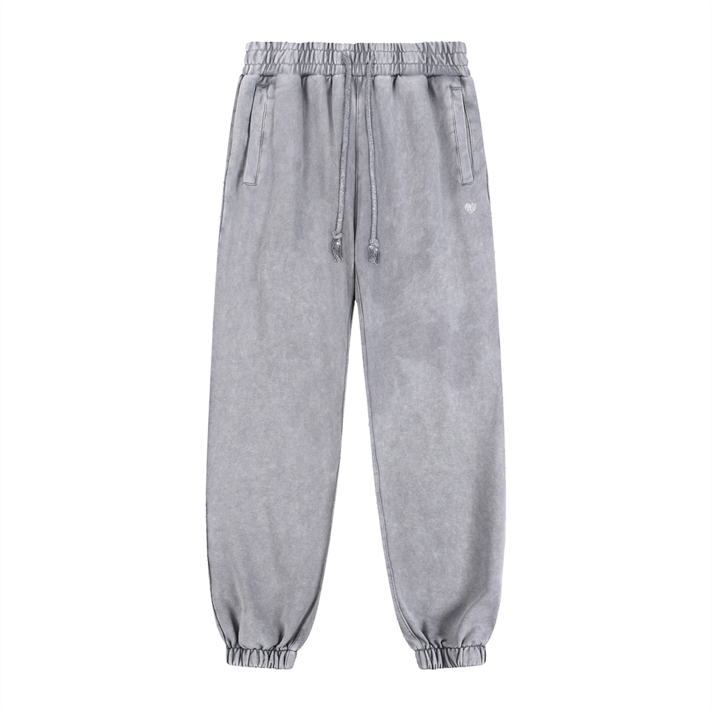 Uniform Snow Wash Heavyweight Jogged Sweatpants