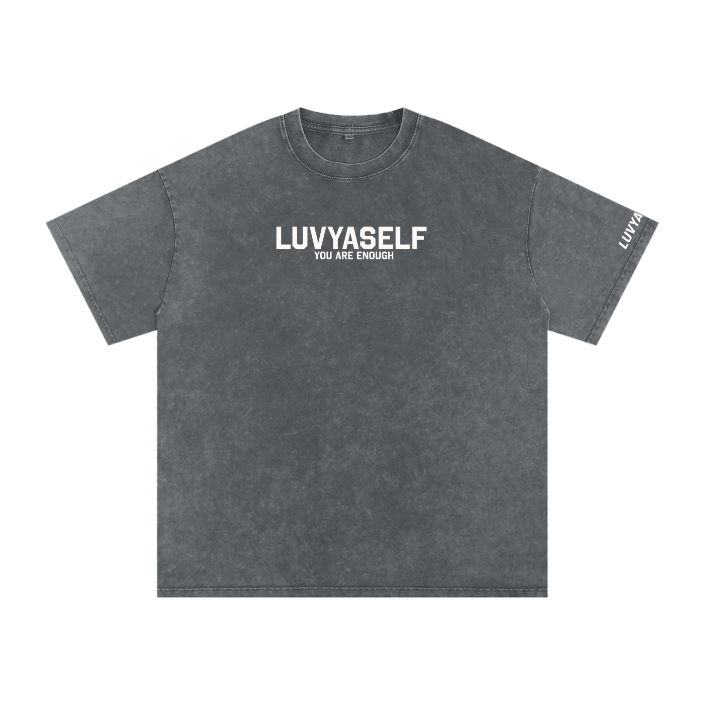 LUVYASELF - Snow Washed Oversized Cotton T-Shirt