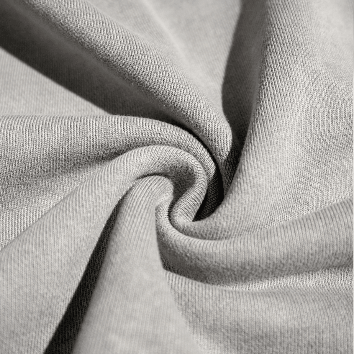 LUVYASELF - Washed Raw-Edge Cropped Crew Neck Sweatshirt（380GSM）