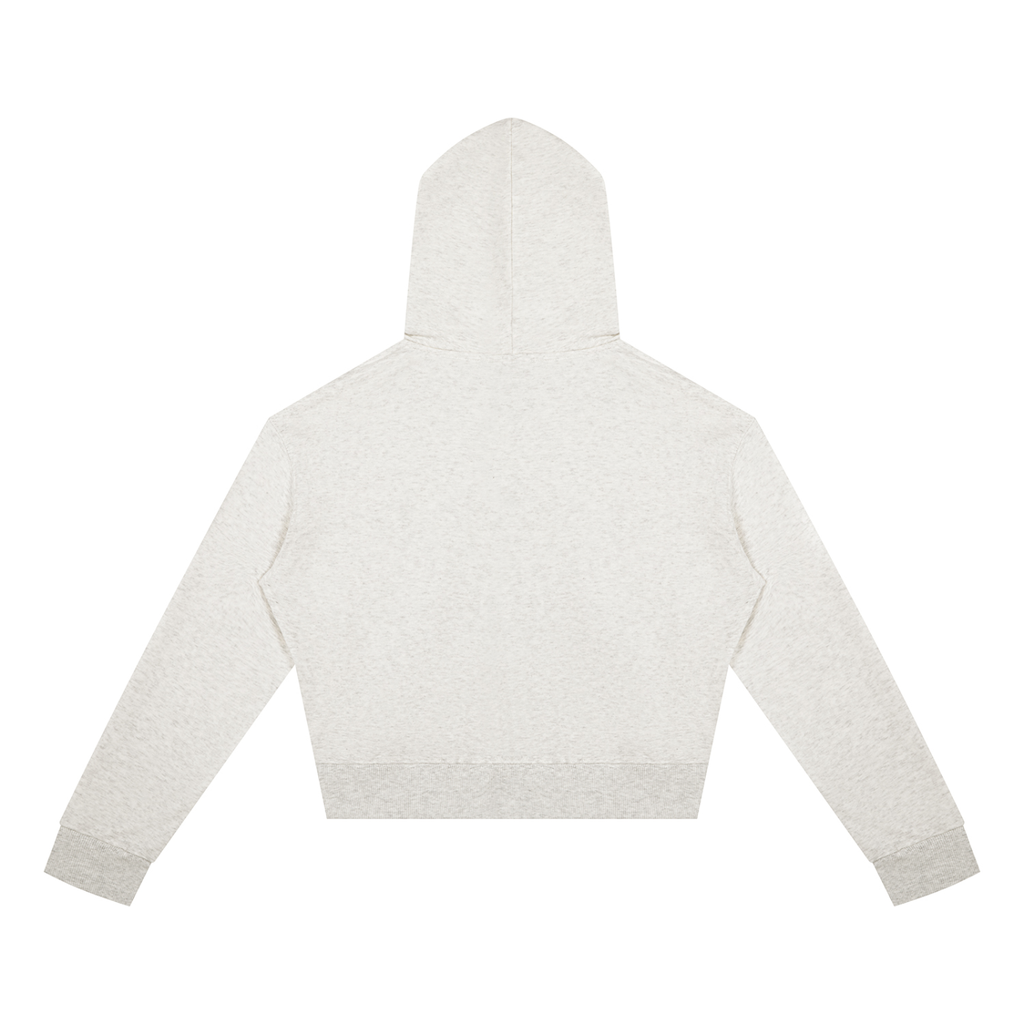 Women's Crop Full Zip Hoodie