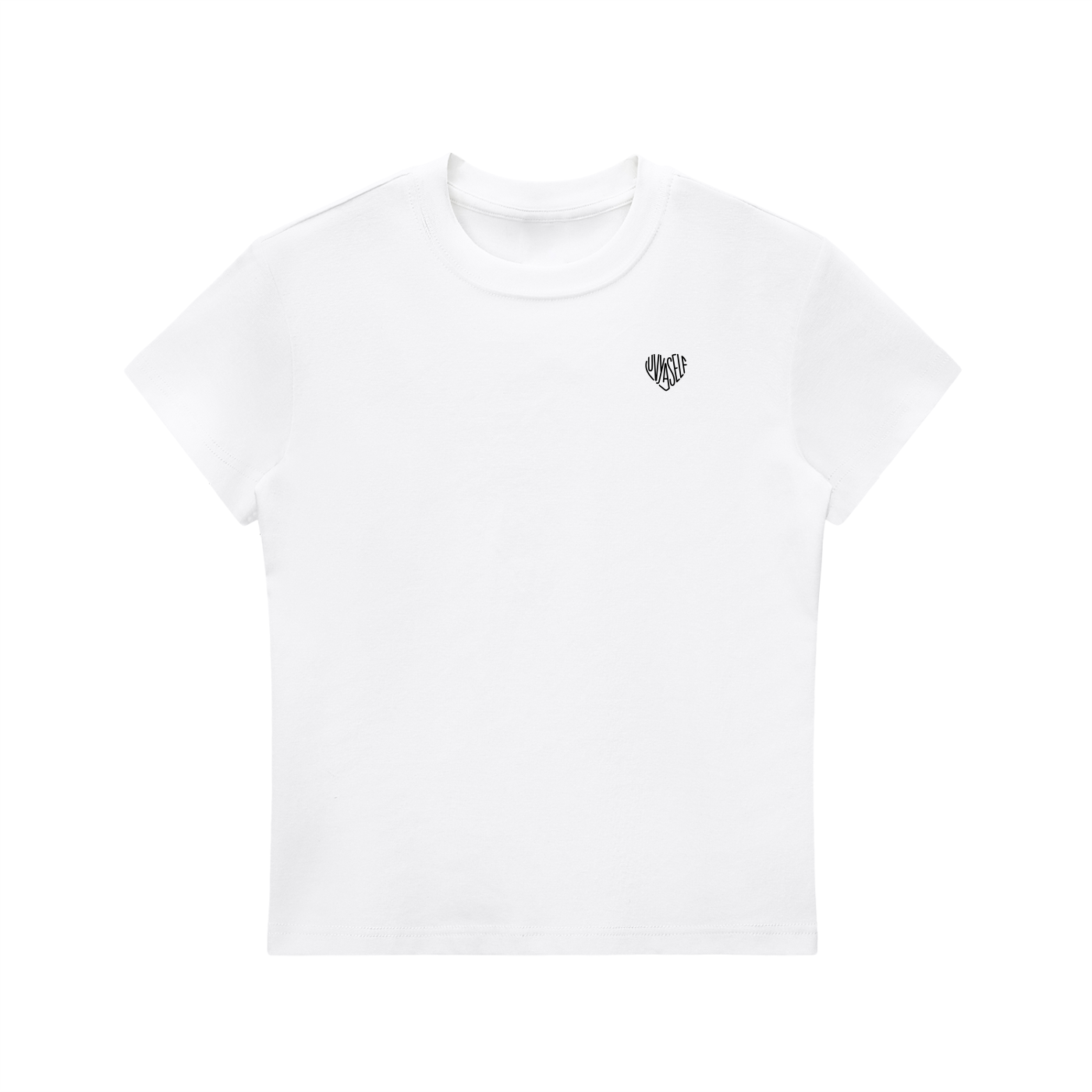 LUVYASELF - Essential Bodycon Crewneck T-Shirt