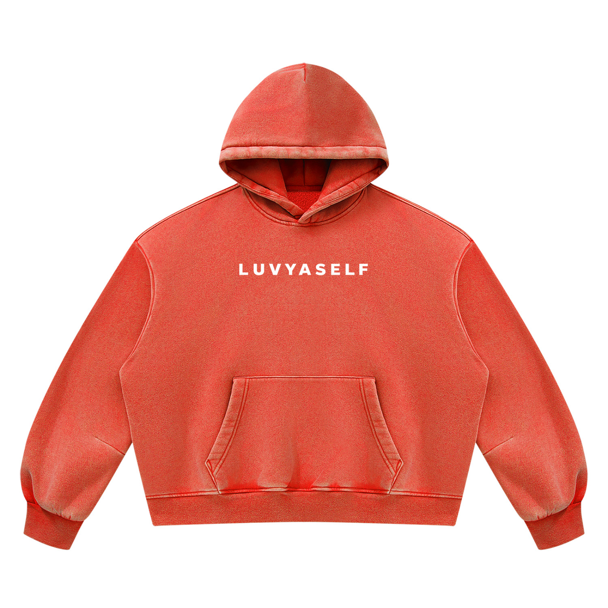 Unisex Vintage Wash Boxy Fleece Hoodie