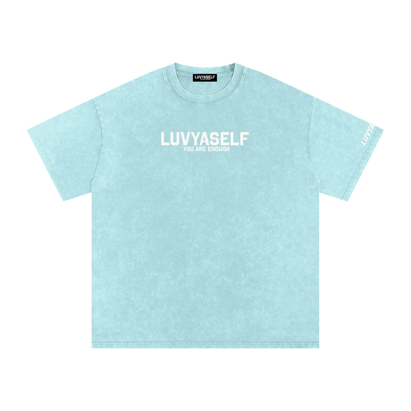 LUVYASELF - Snow Washed Oversized Cotton T-Shirt