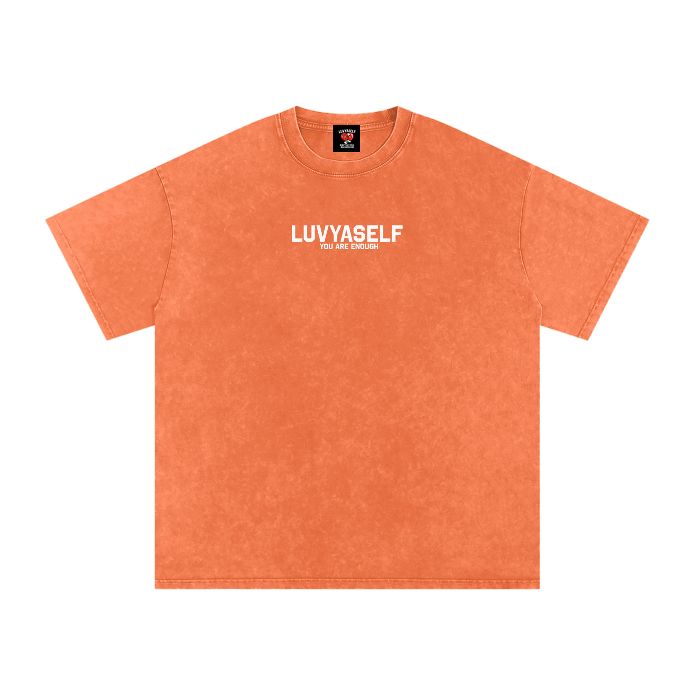 LUVYASELF - Snow Washed Oversized Cotton T-Shirt