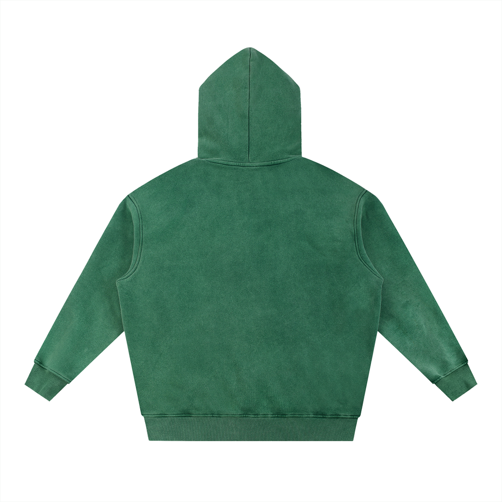 Uniform Snow Wash Fleece Oversize Hoodie