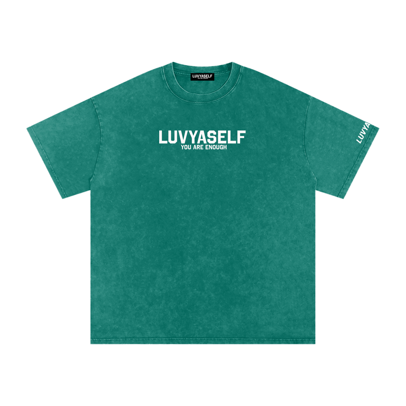 LUVYASELF - Snow Washed Oversized Cotton T-Shirt