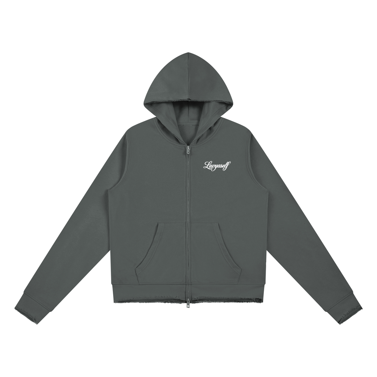 Women’s Raw Edge Full Zip Hoodie