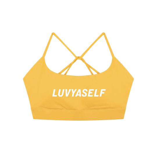 Strappy Criss Cross Yoga Sports Bra
