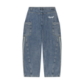 Women's Vintage Wash Barrel Leg Jeans