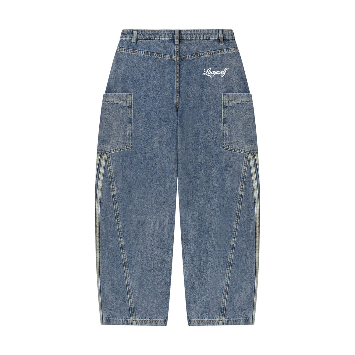 Women's Vintage Wash Barrel Leg Jeans