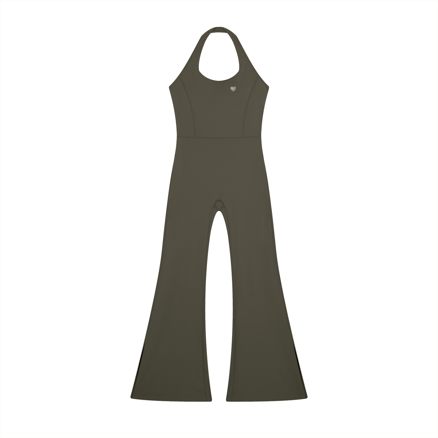 Uniform Halter Flared Jumpsuit