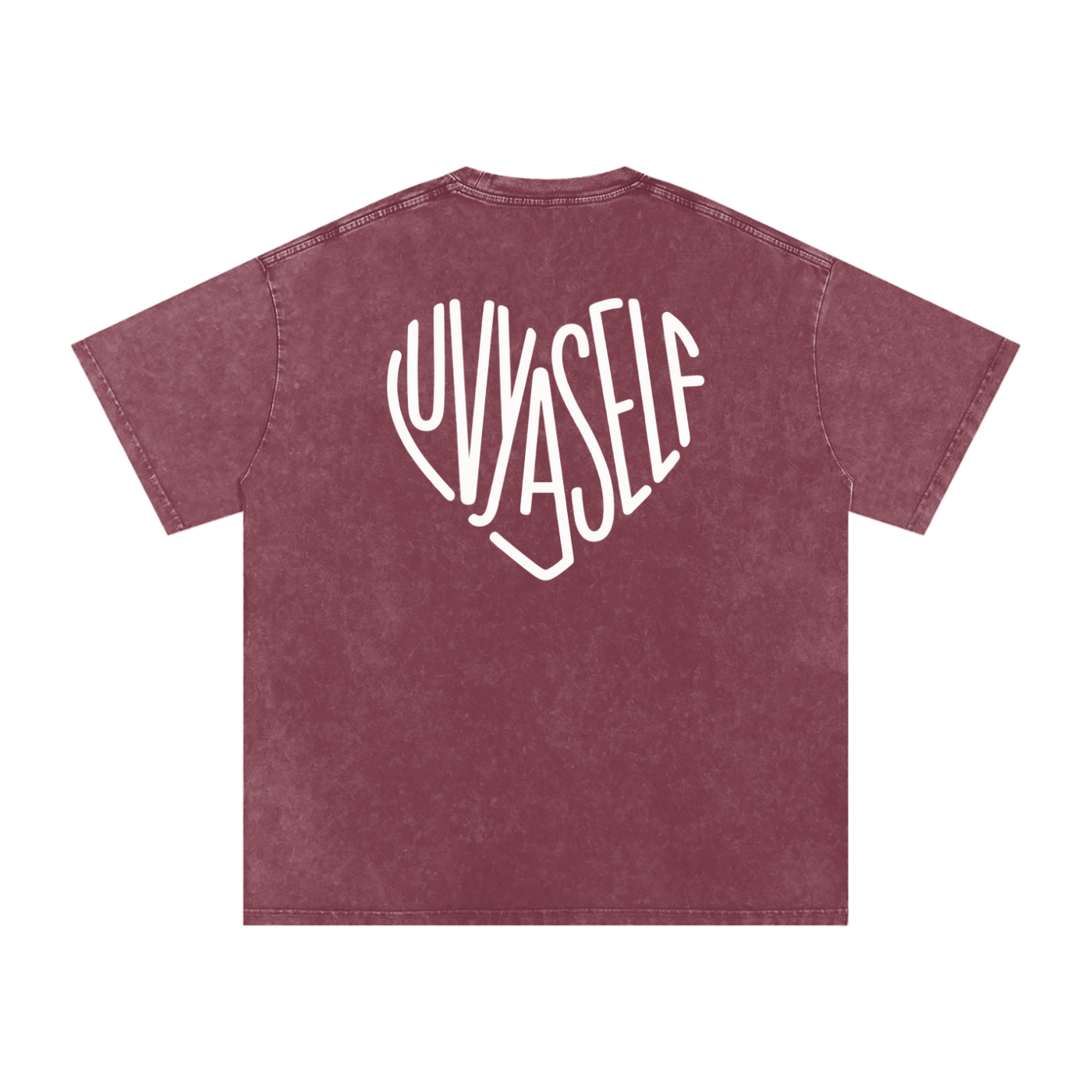 LUVYASELF - Snow Washed Oversized Cotton T-Shirt