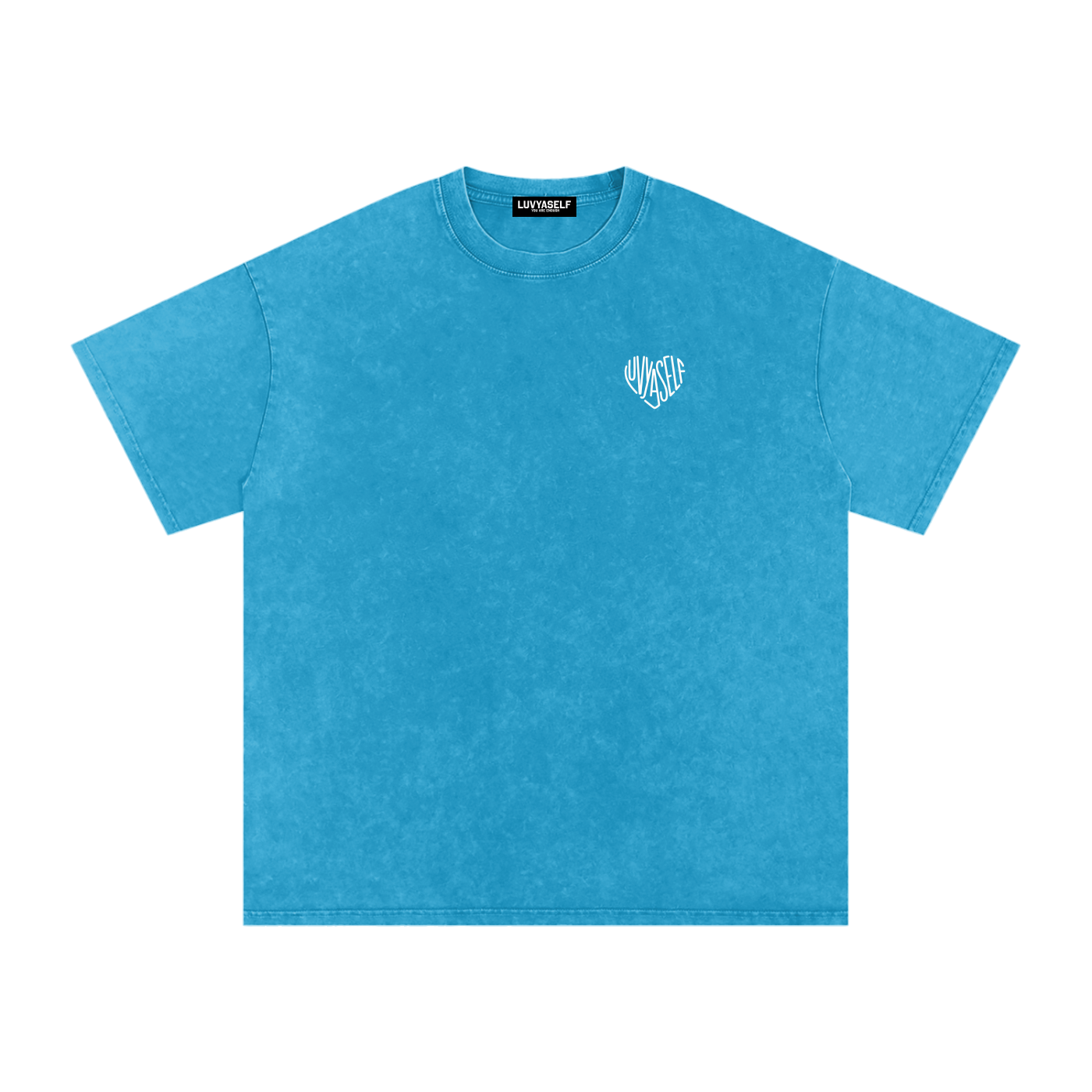 LUVYASELF - Snow Washed Oversized Cotton T-Shirt