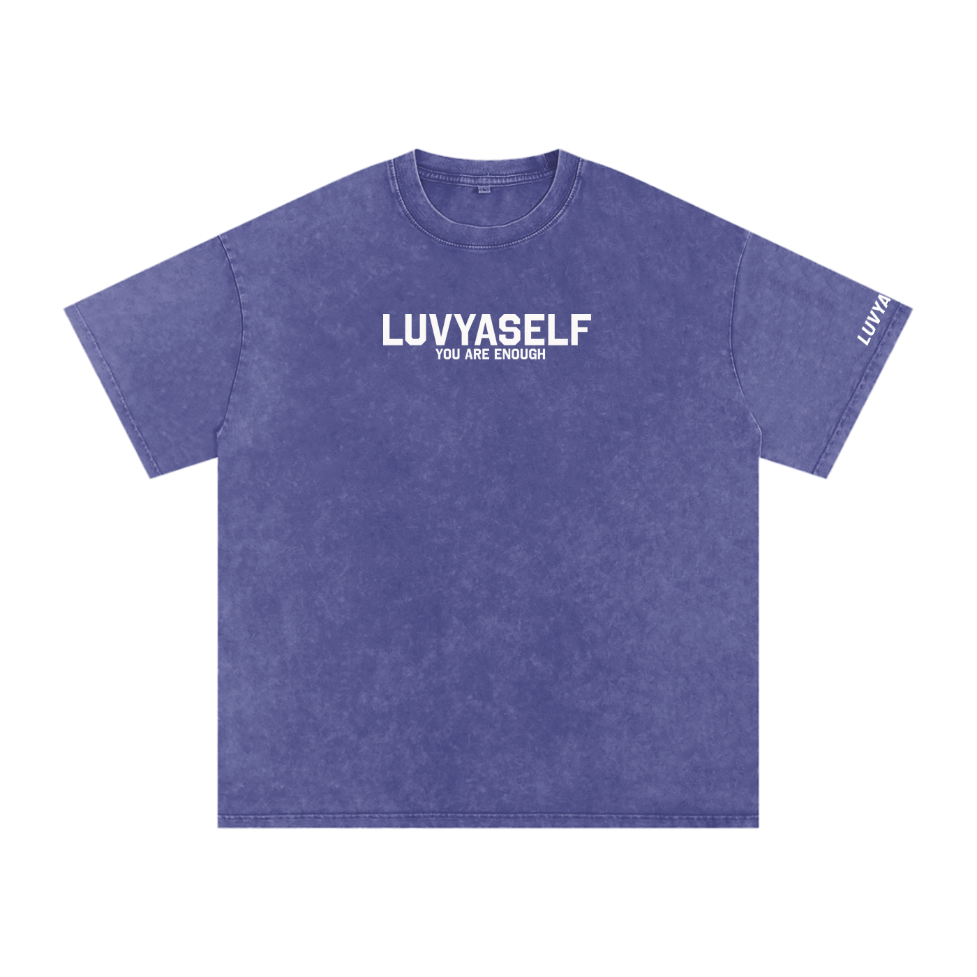 LUVYASELF - Snow Washed Oversized Cotton T-Shirt