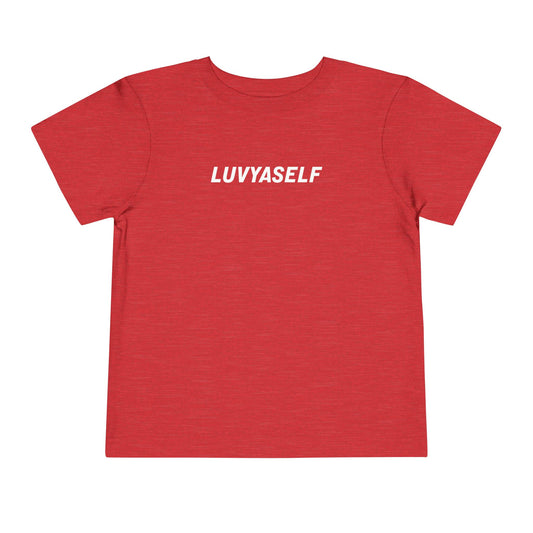 LUVYASELF Toddler Tee — Cute Self-Love Kids Shirt