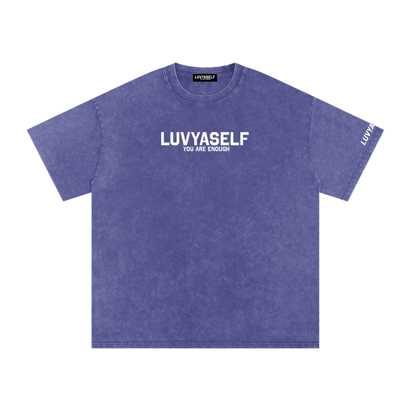 LUVYASELF - Snow Washed Oversized Cotton T-Shirt