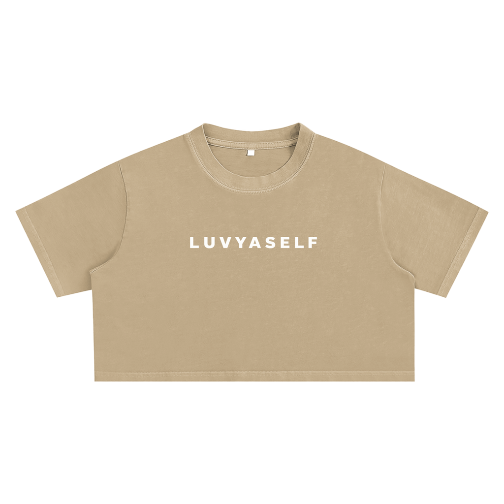 Uniform Washed Crop Top