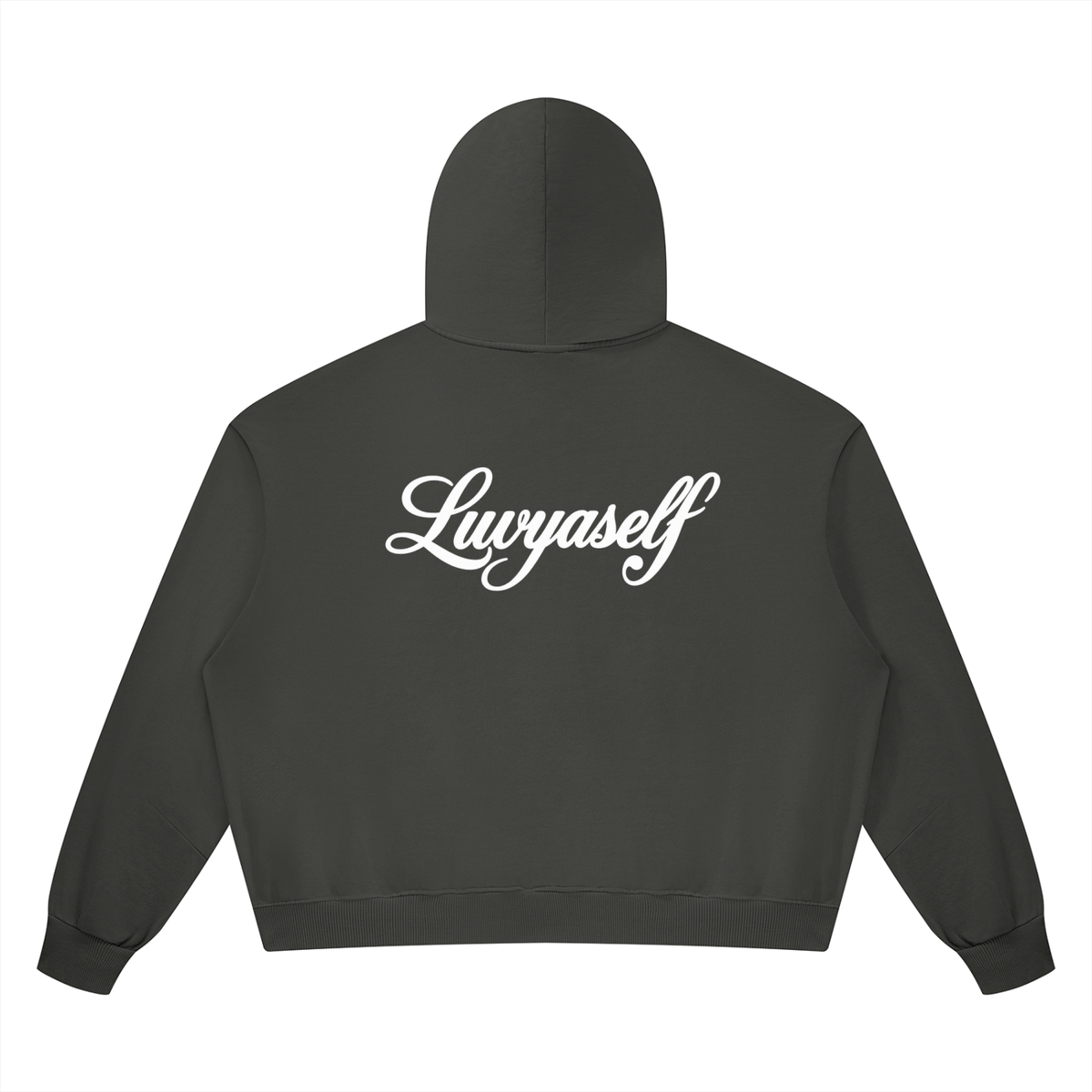 Unisex Vintage Wash Boxy Full Zip Hoodie