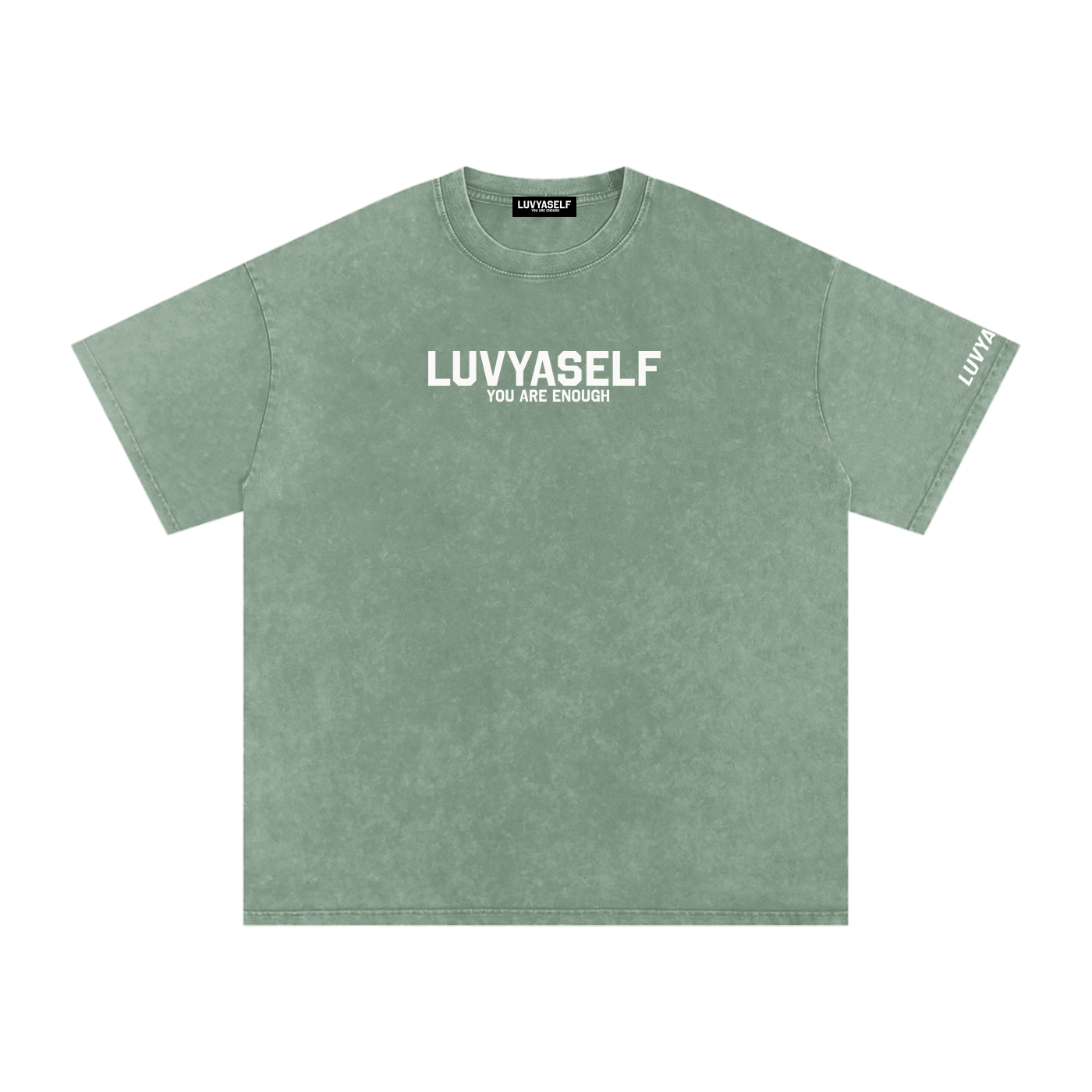 LUVYASELF - Snow Washed Oversized Cotton T-Shirt