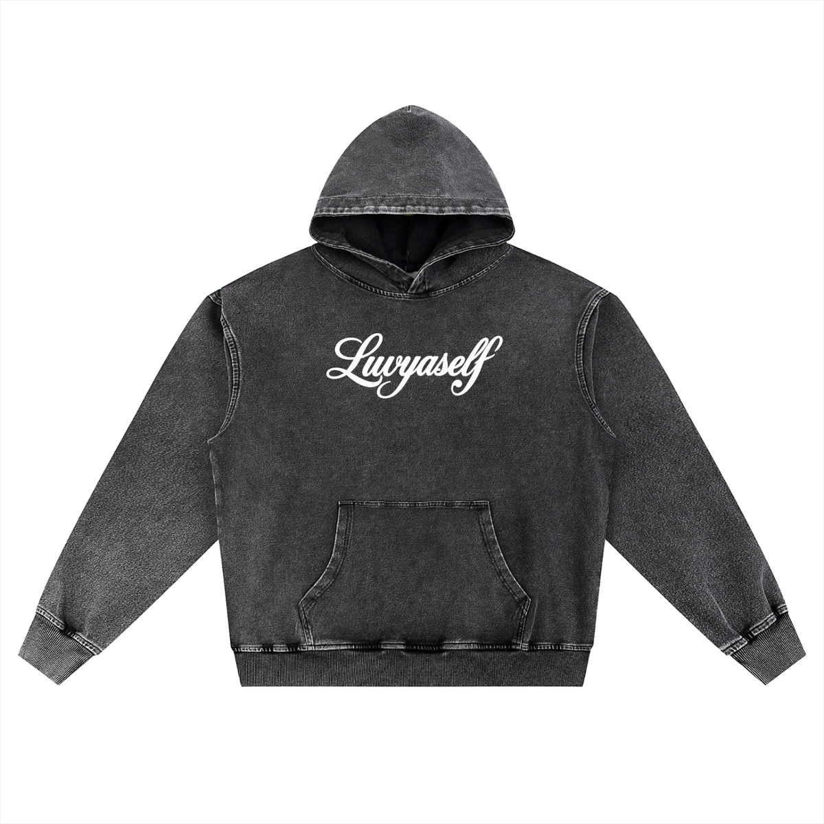Oversized Snow Wash Hoodie