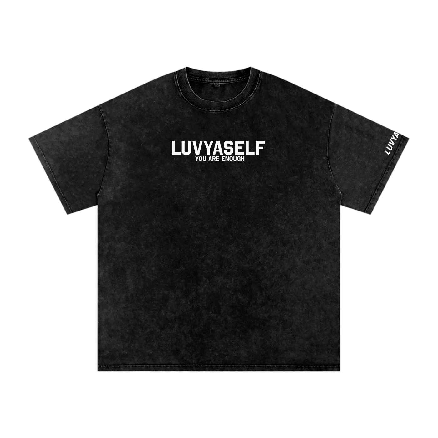 LUVYASELF - Snow Washed Oversized Cotton T-Shirt